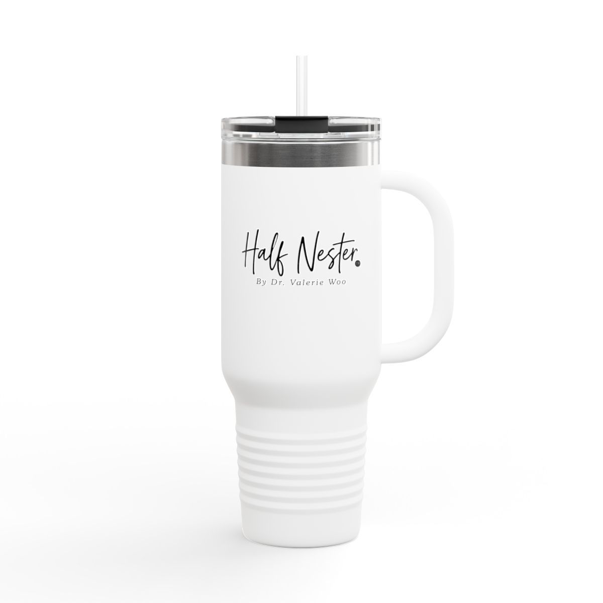Half Nester Script Logo Travel Mug | 40oz Insulated Tumbler